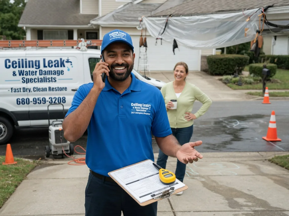 Ceiling Leak Cleanup Saint Inigoes, MD FAQs